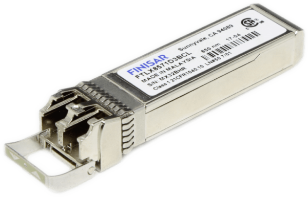 Finisar | FTLX8571D3BCL 10G SFP+ FC 300m 850nm Optical Transciever Module