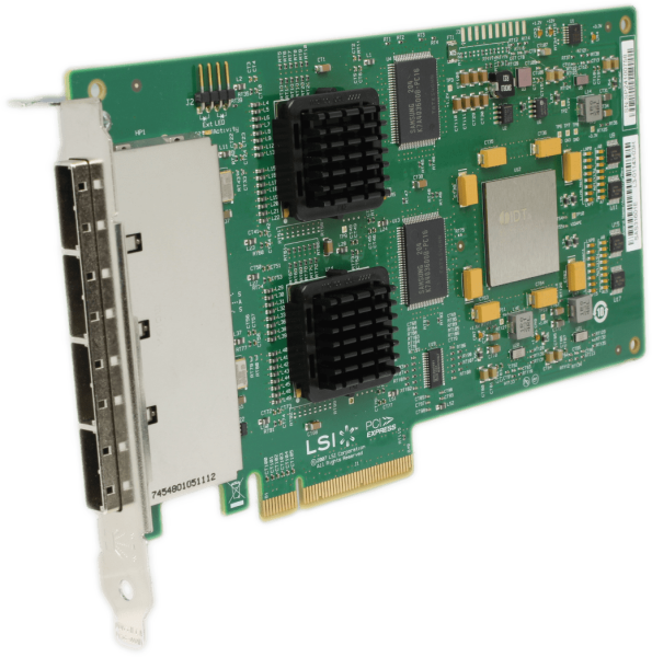 LSI SAS31601E 4x SFF8088 3Gb/s Host Bus Adapter PCIe x8 FP | L3-01143-03H