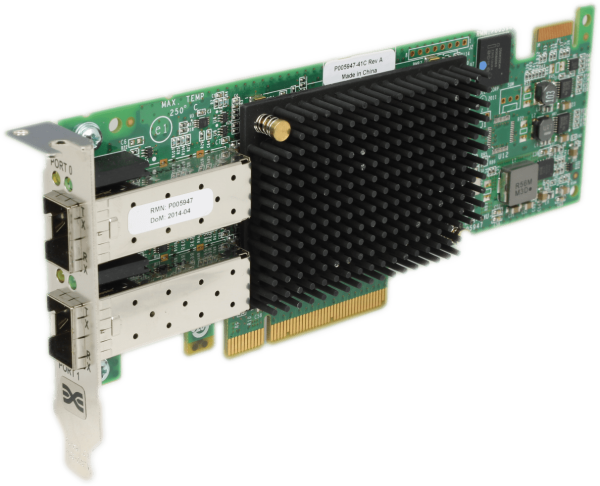 Emulex LPE16002 Dual-Port 16Gb/s PCIex8 FC Host Bus Adapter P005947-41C LP