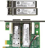 HP Qlogic Dual-Port 16Gb PCIe3 x8 FC Server Adapter QLE2662-HP FP + 2x 16G GBICs