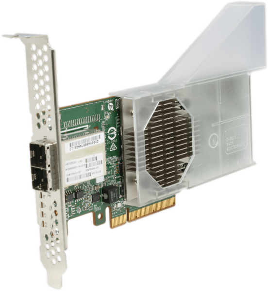 HPE H241 Dual Port 12Gb SAS/SATA PCIe3 x8 Smart Host Bus Adapter FP - 726913-001