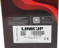 LINKUP - Ultra PCIe 4.0 x16 Riser Cable - Left angle 28 cm - PCIE4EXT11SL-028