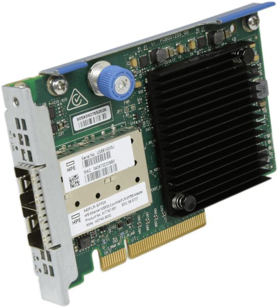 HPE - 2 Port Ethernet 10/25Gb Netzwerkadapter 640FLR-SFP28 PCIe3.0 x8 817747-001