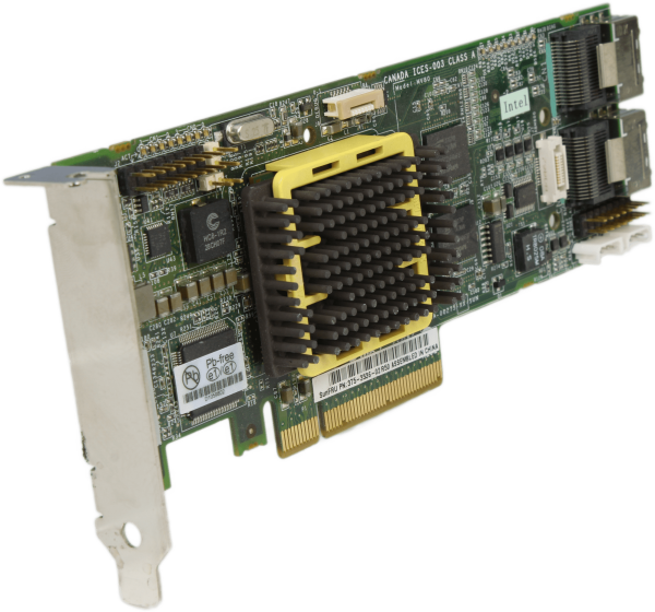 SUN SAS RAID Controller P/N: 375-3536-02 R50 3Gb 2x SFF-8087 miniSAS PCIe x8 LP