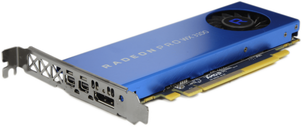 AMD Radeon Pro WX 3100 Grafikkarte 4 GB 128-Bit GDDR5 1x DP 1.4 2x DP Mini 1.4
