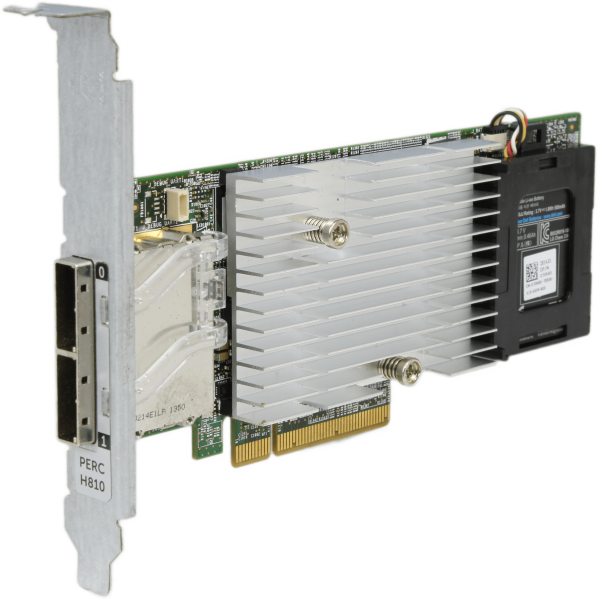 Dell PERC H810 6Gb/s SAS RAID Controller PCIe x8 1GB Cache 0NDD93 +BBU 070K80 FP