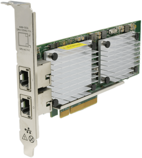 HP 530T Dual Port 10Gb Ethernet Netzwerkadapter PCIe2.0 x8 657128-001 656594-001